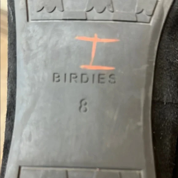Birdies Black Suede Loafers size 8 - Picture 7 of 11